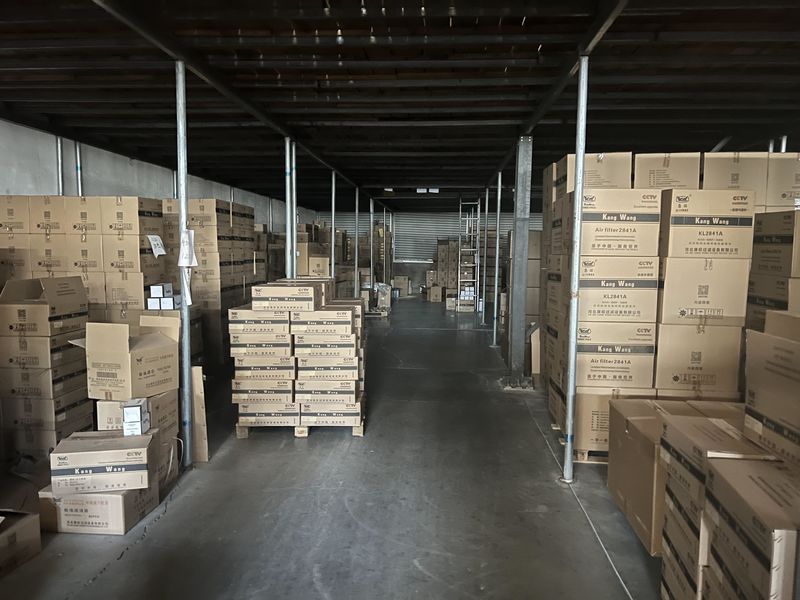 Langfang Longzhong Filter Equipment Co., Ltd. línea de producción del fabricante
